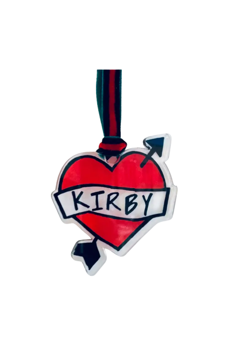 Acrylic Kirby Heart Ornament
