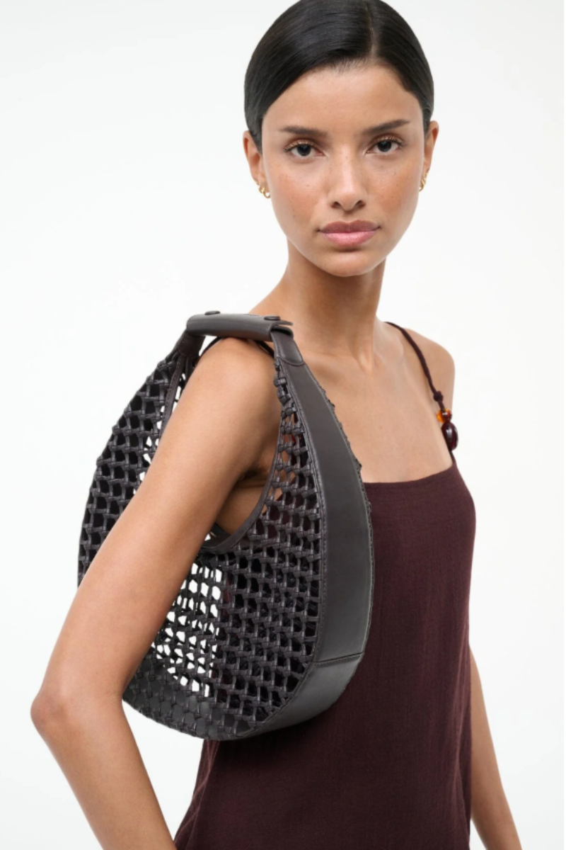 Moon Hand-Knotted Tote Bag