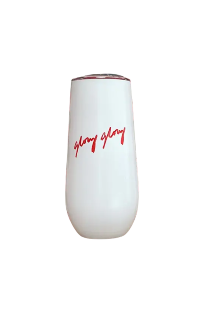 Red x Black 12 oz. Glory Glory Champagne Tumbler