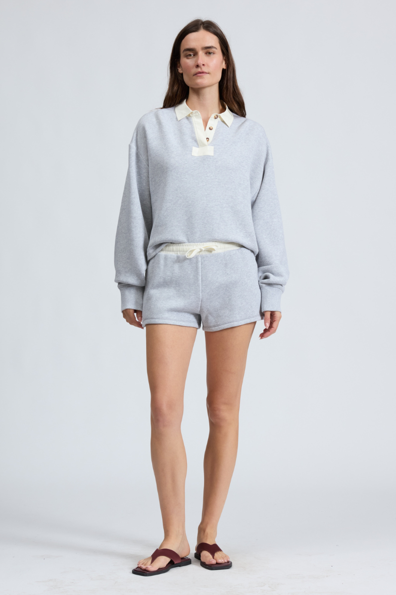 Vintage Terry Mixed Media Sweatshort