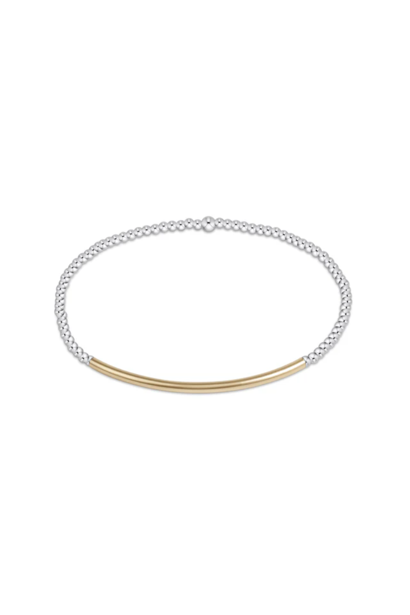 Bliss Bar Pattern Pearl 3mm Bracelet