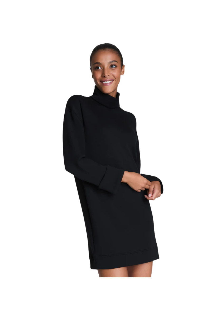 SPANX AirEssentials Turtleneck Dress - Very Black / L
