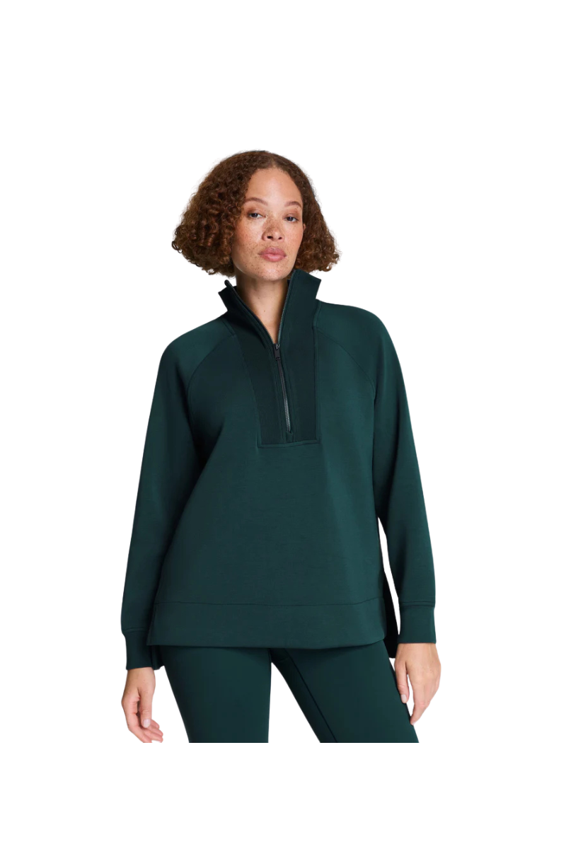 Brushed Airessentials Half Zip Tunic