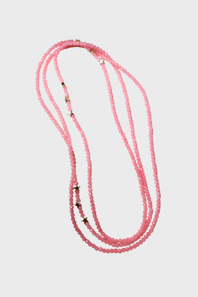 The Pink Melon All Star Multi-Way Necklace