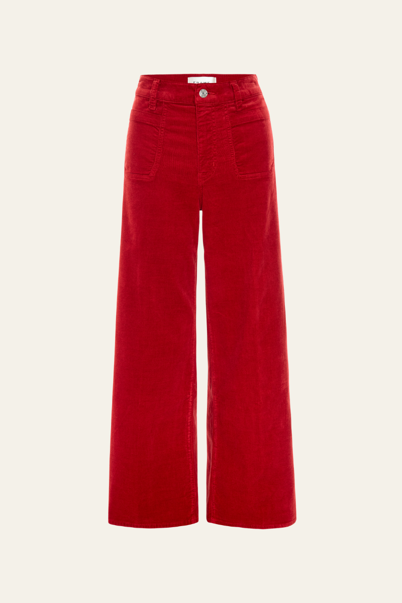 Le Slim Palazzo Modernist Pocket Corduroy