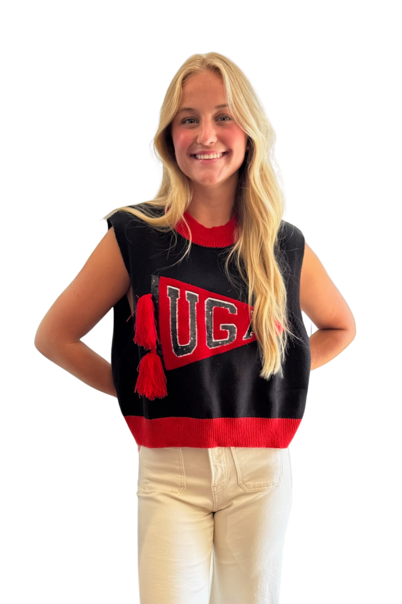 UGA Pennant Sweater Vest