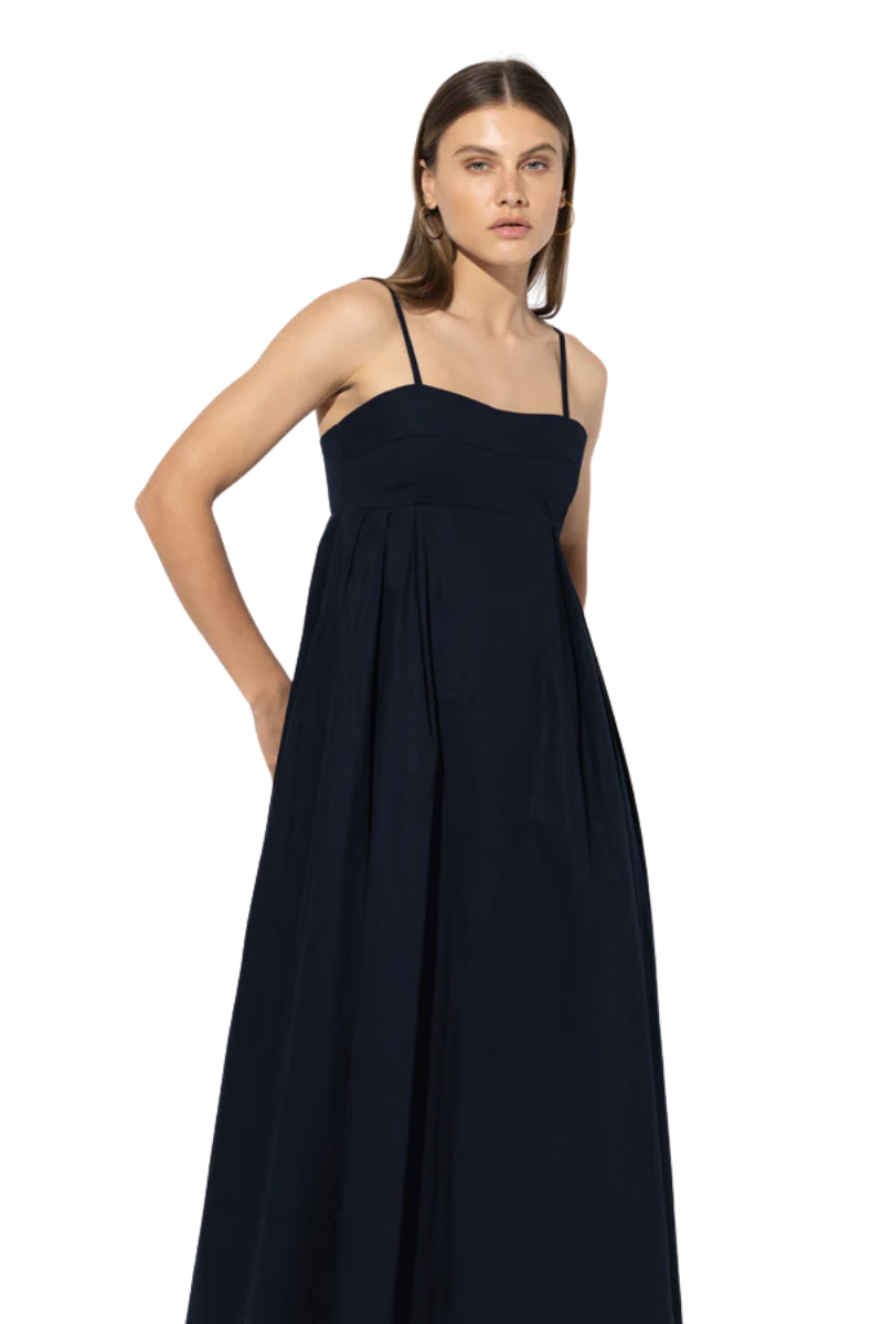 white midi dress nearby Smitten Sweetheart Neckline Chiffon Midi Dress White