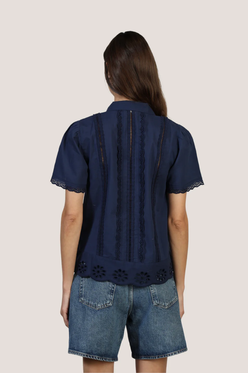 Malia Short Sleeve Button Up