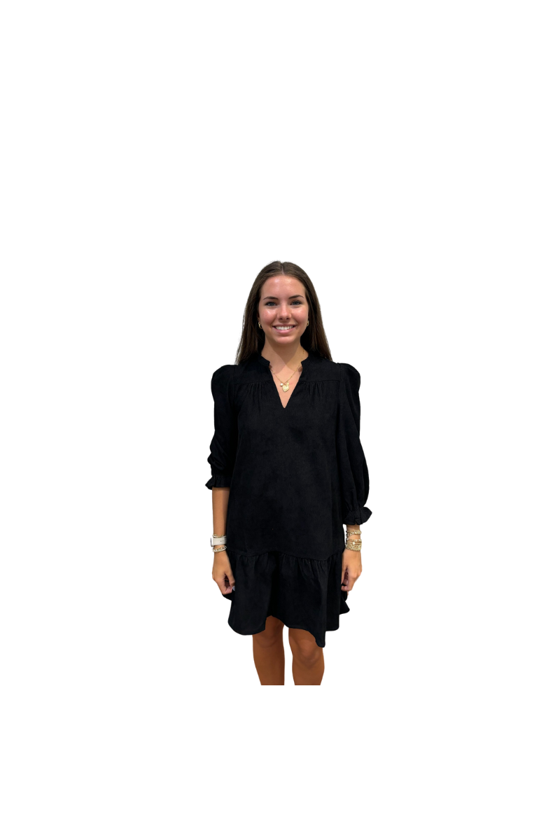 black corduroy dress Corduroy Dress