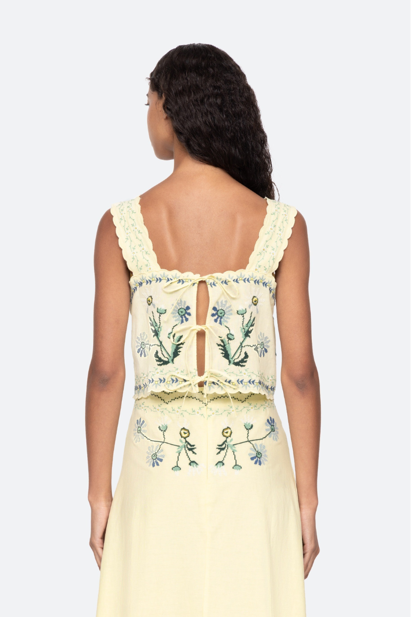 Audra Embroidery Tank Top