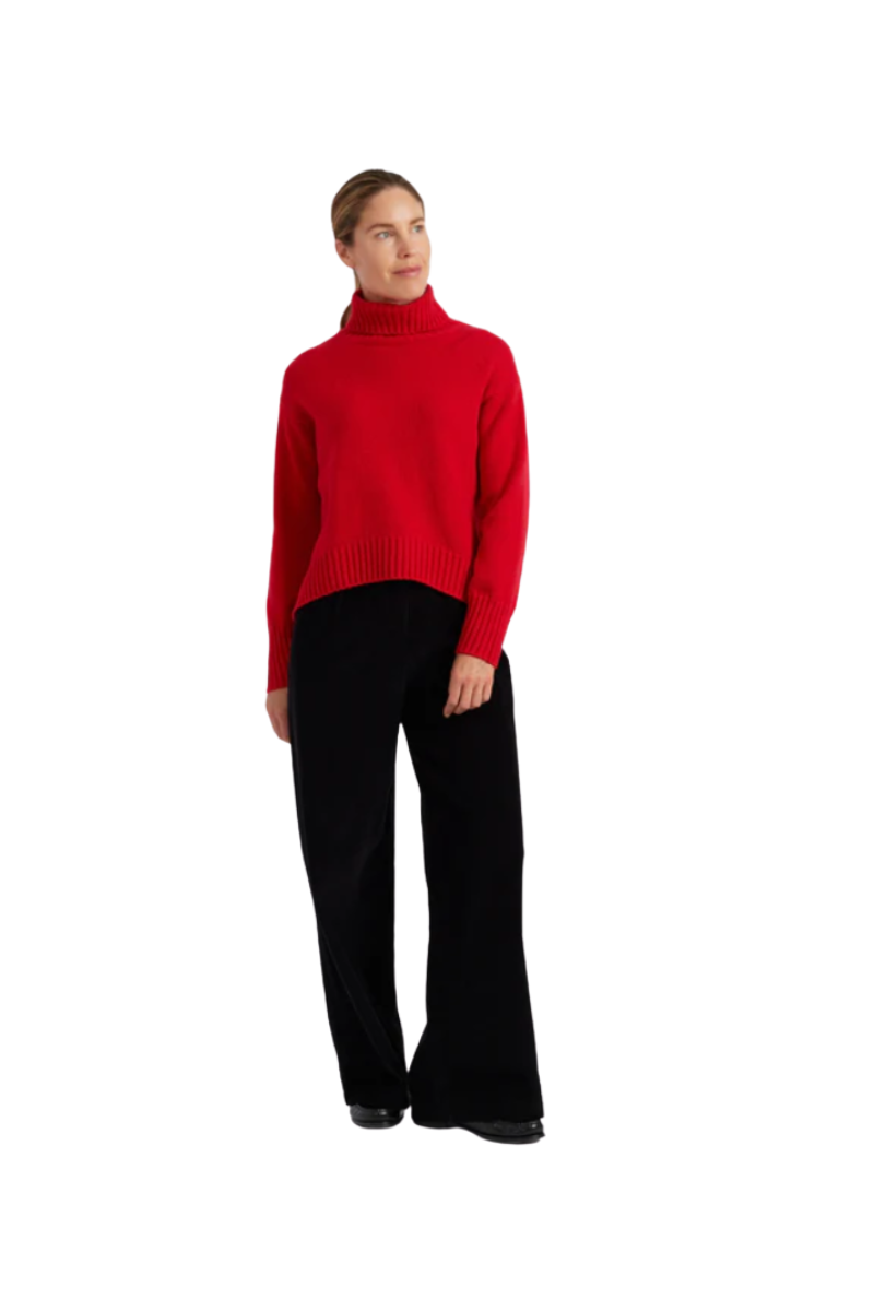 Pure Cashmere Relaxed Rollneck Sweater