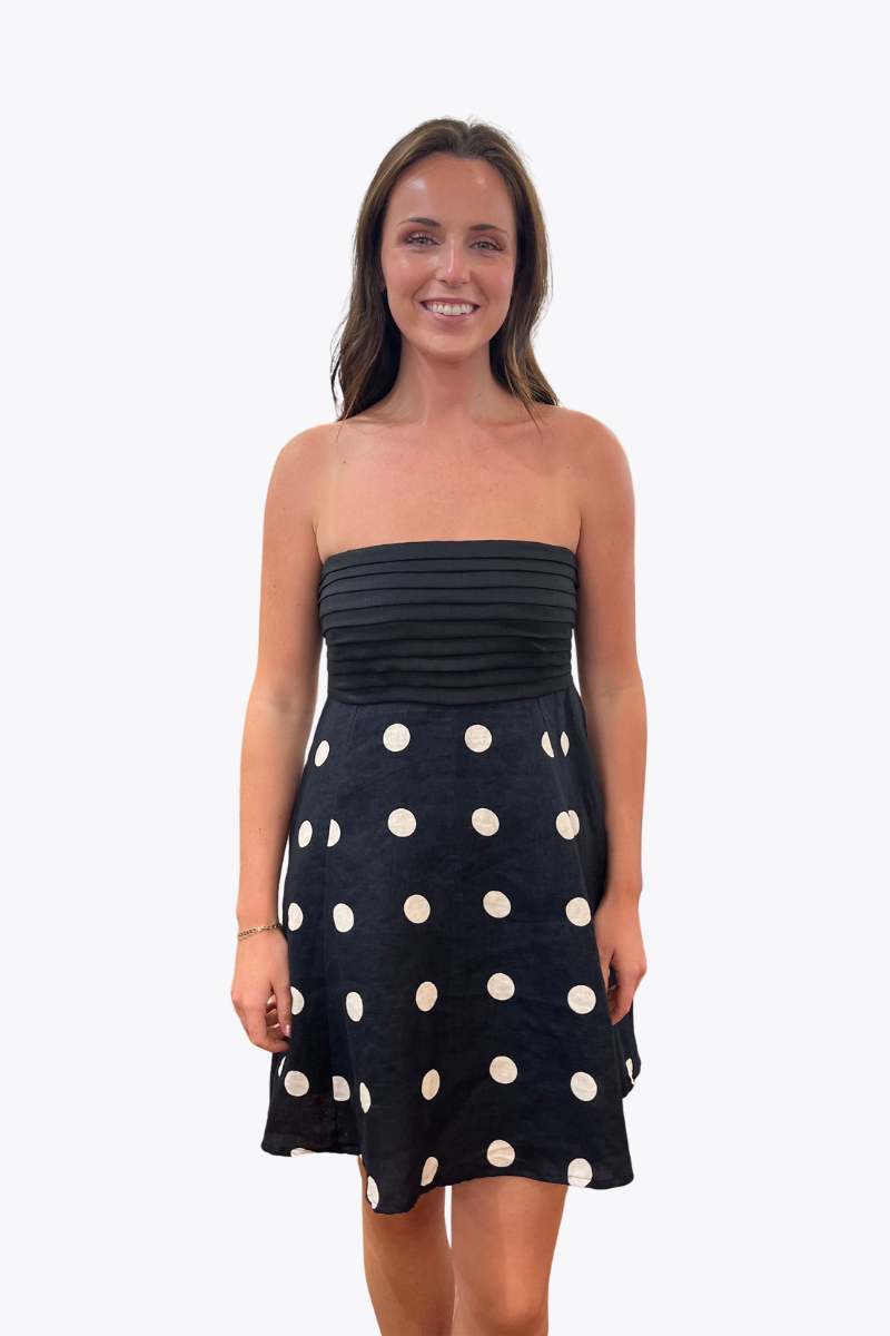Talia Mini Dress in Savanah Spot