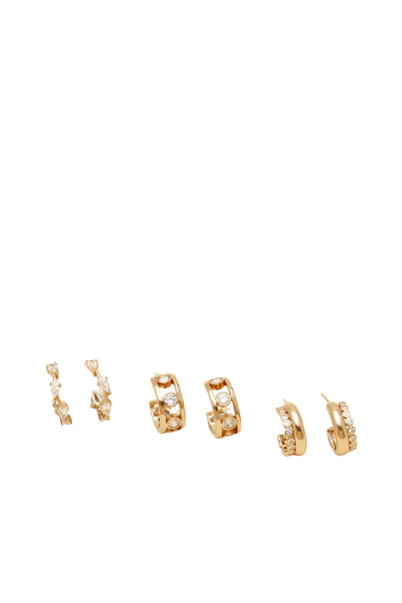 Crystal Hoops Gift Set