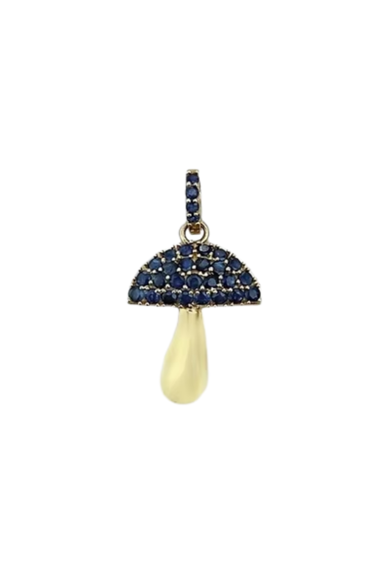 Liv James - Sapphire Mushroom Charm