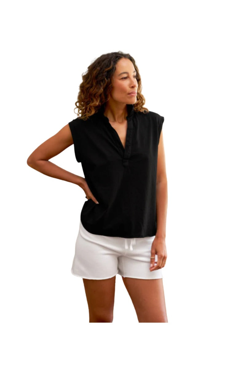 Olivia - Popover Collar Tank