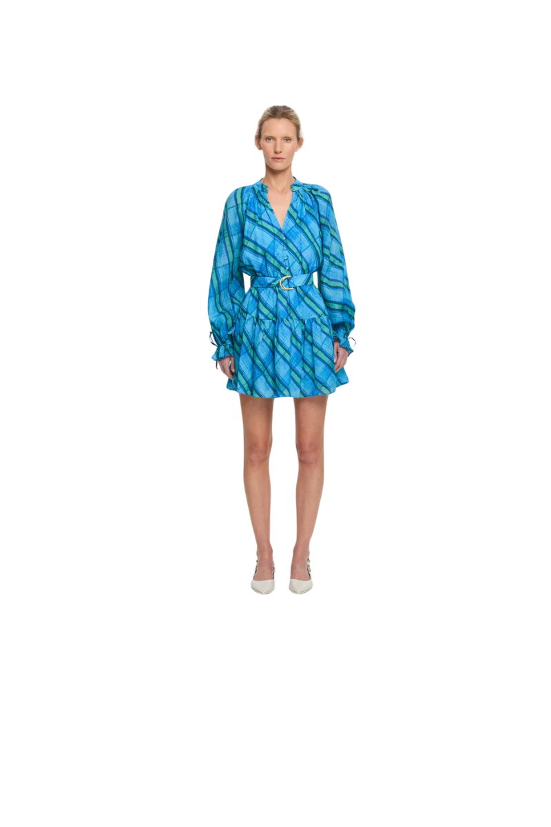 oceana mini dress Hyacinth House Black & Tan Seashell Oceana Mini Dress Black & Tan / XXS