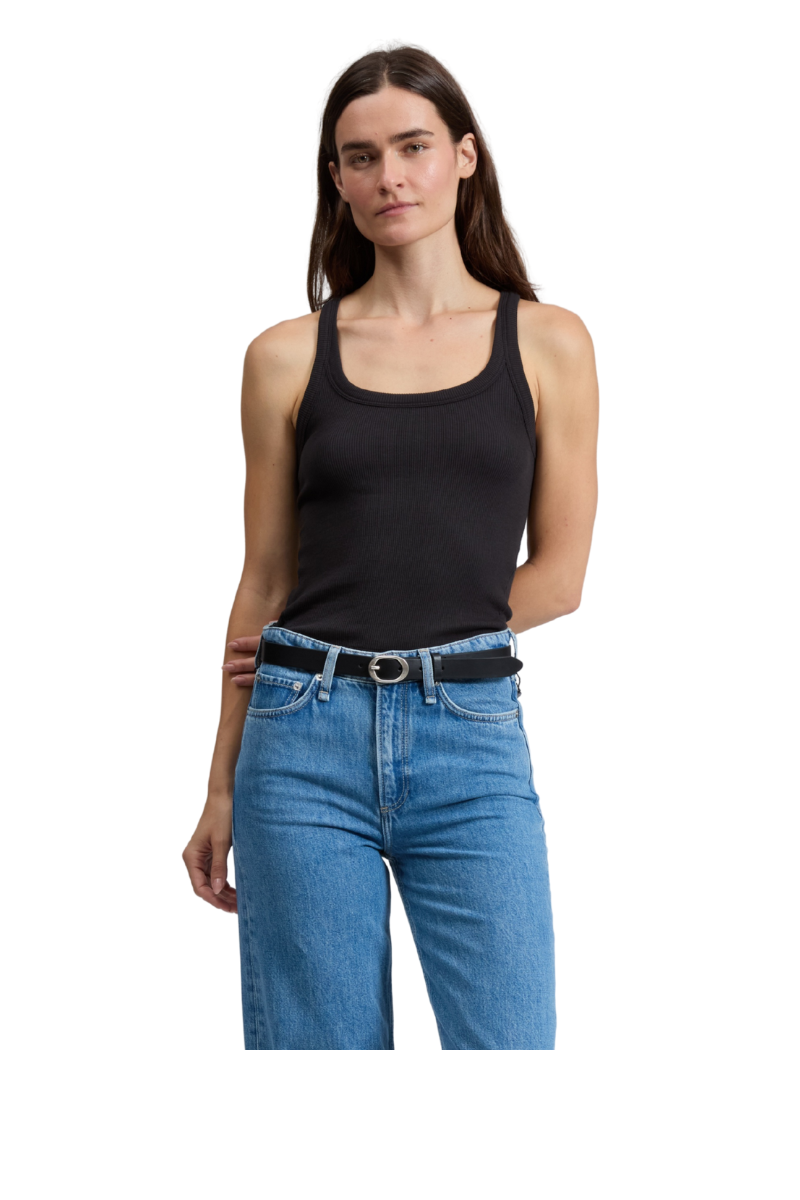 The Essential Rib Wide String Tank