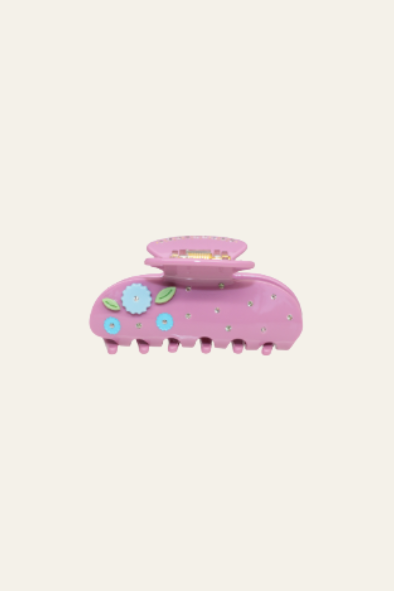 Sweetheart Clip in Mauve Bloom