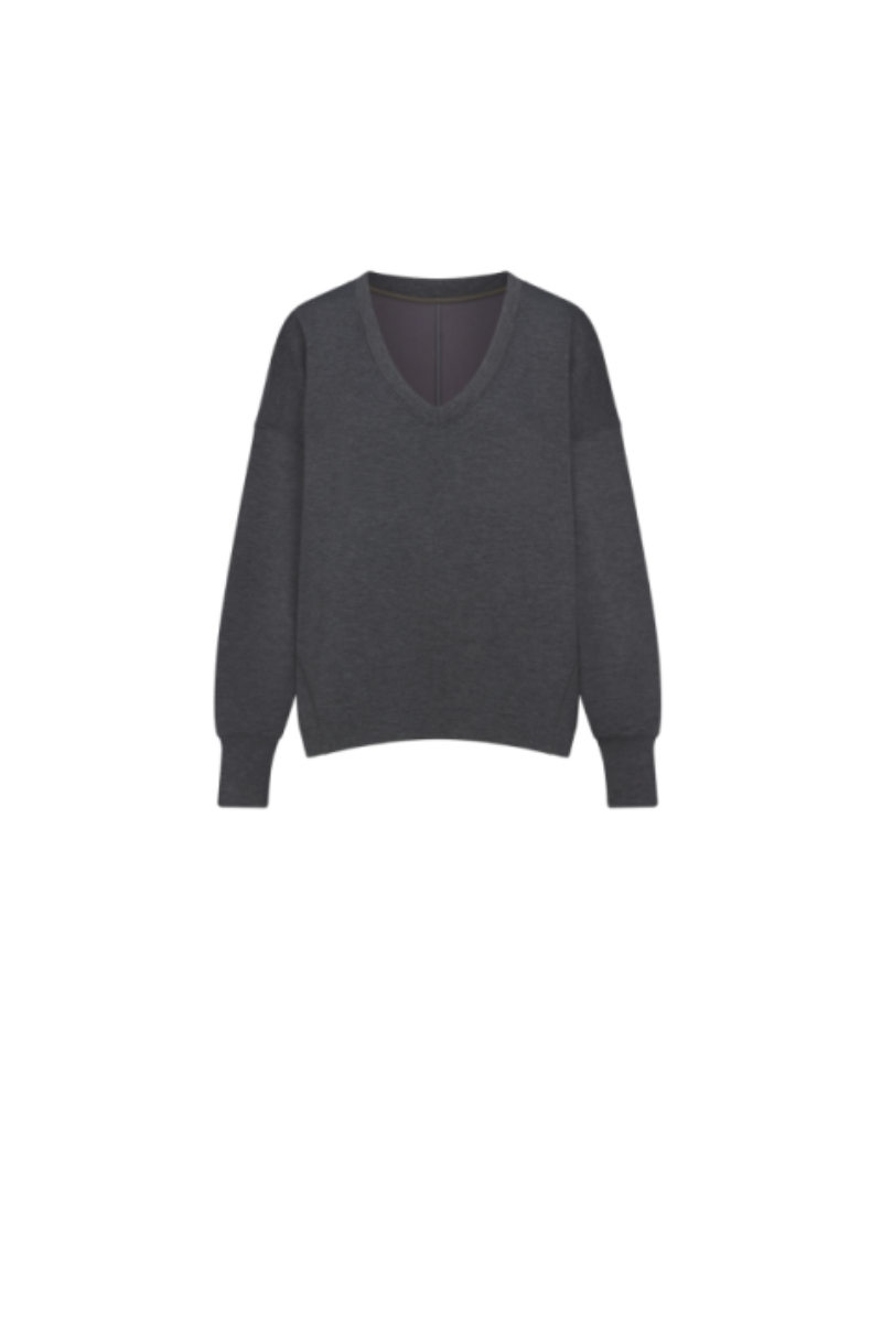 AirEssentials Brushed V-Neck Tunic