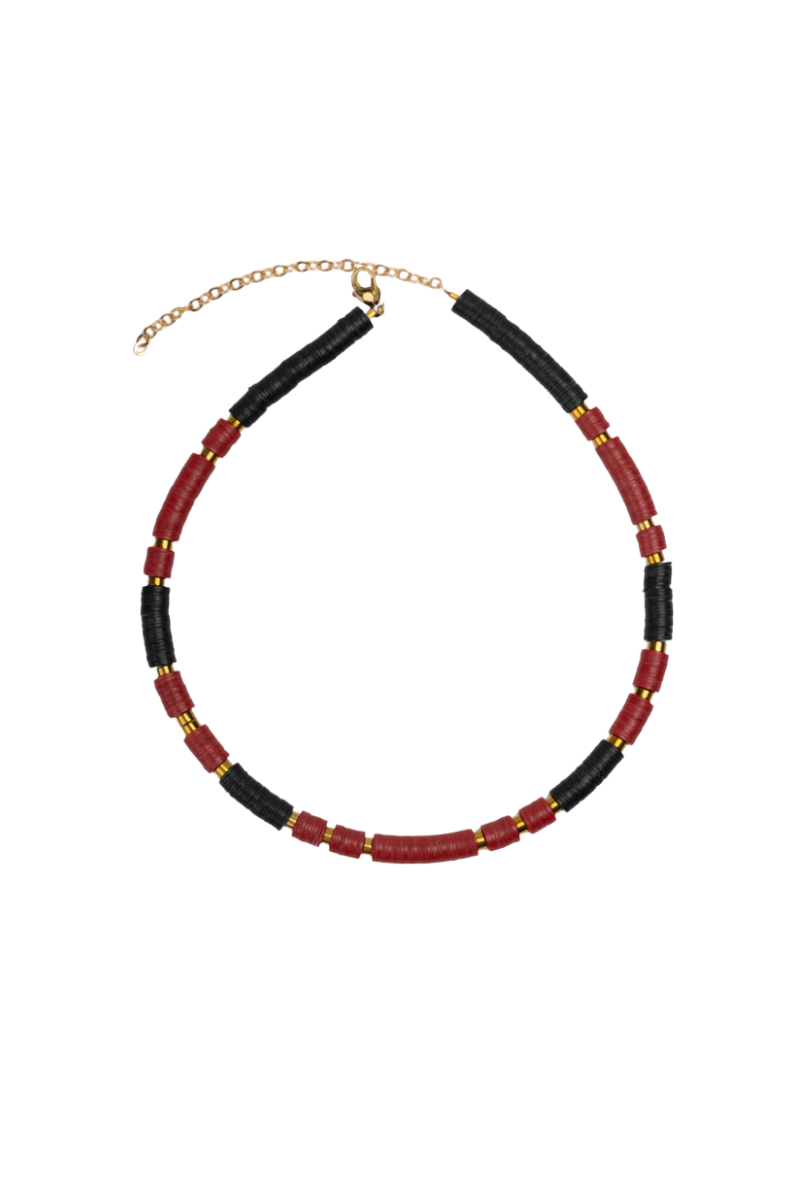 Jaipur Piccolo Nero/Rosso Una