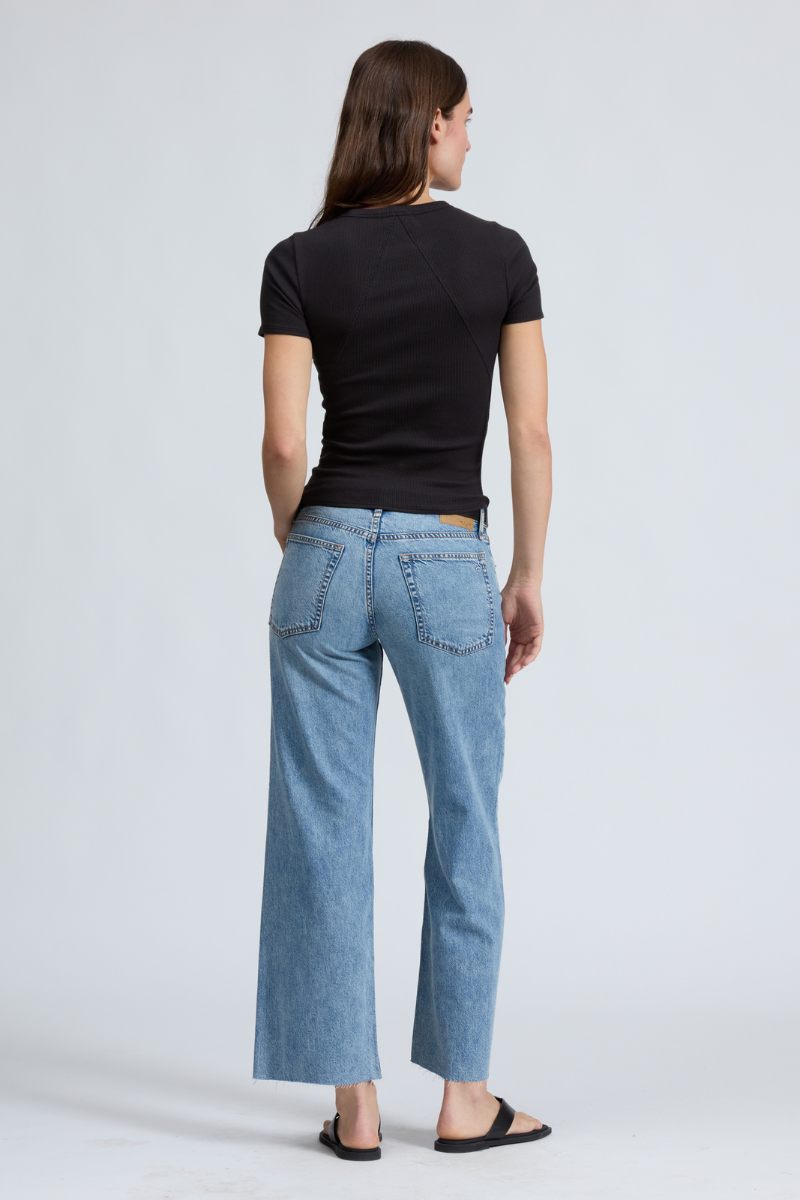 The Essential Rib Short Sleeve Crew