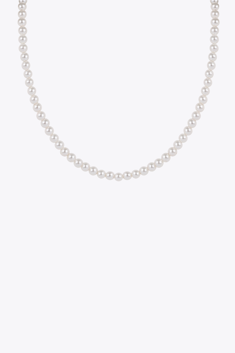 15" Choker Classic Pearl 4mm Bead