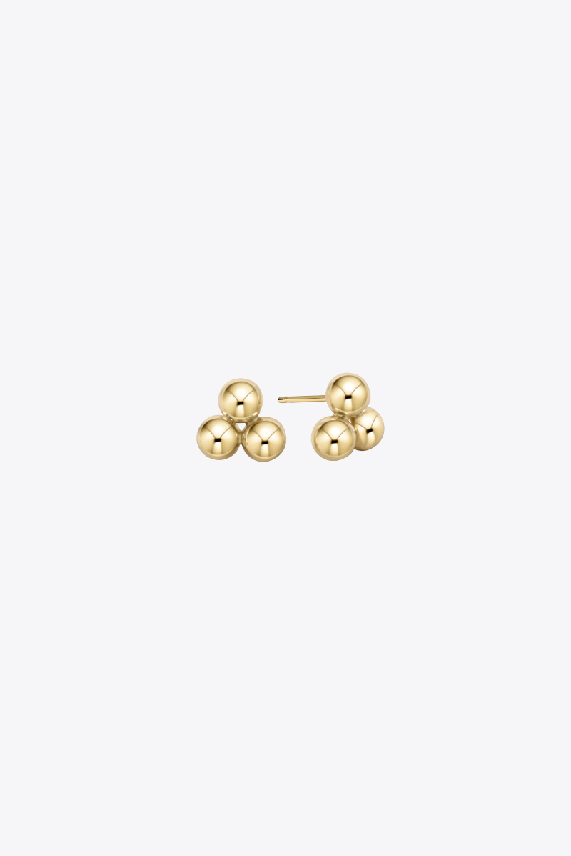 Classic Cluster Stud - Gold 6mm