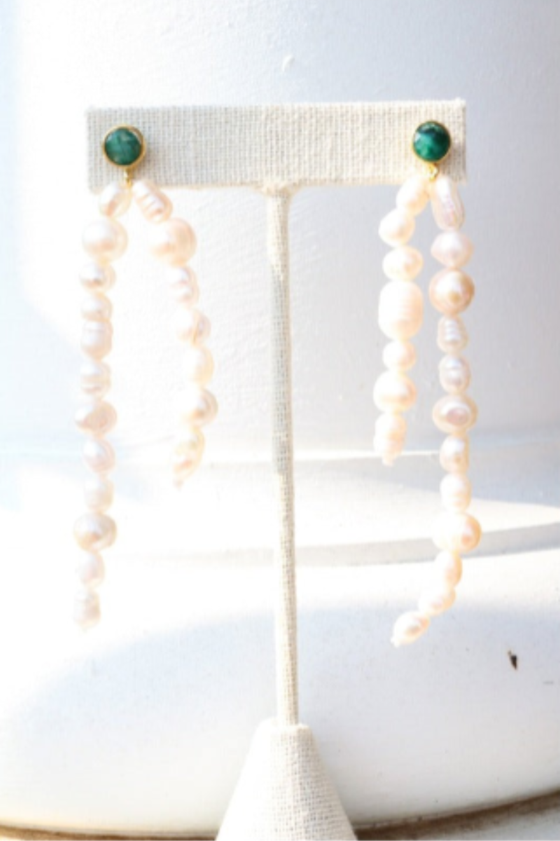 The Siren Asymmetrical Pearl Earring