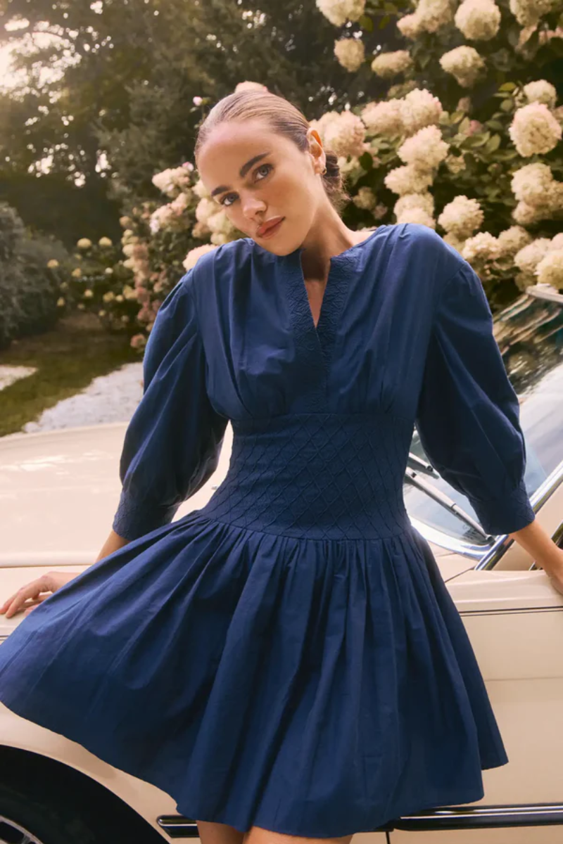 hunter bell dress Hunter Bell Noah Dress Navy