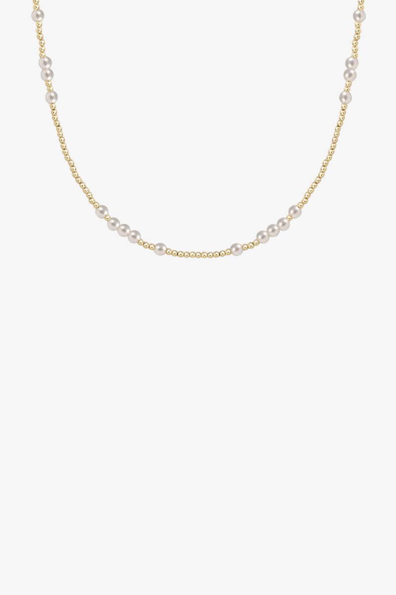 15" Choker Hope Unwritten - 4mm Pearl