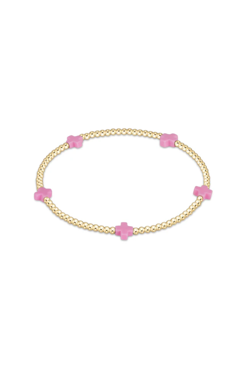 egirl Classic Gold 2mm Bracelet - Guardian Angel Small Gold Disc main image 0