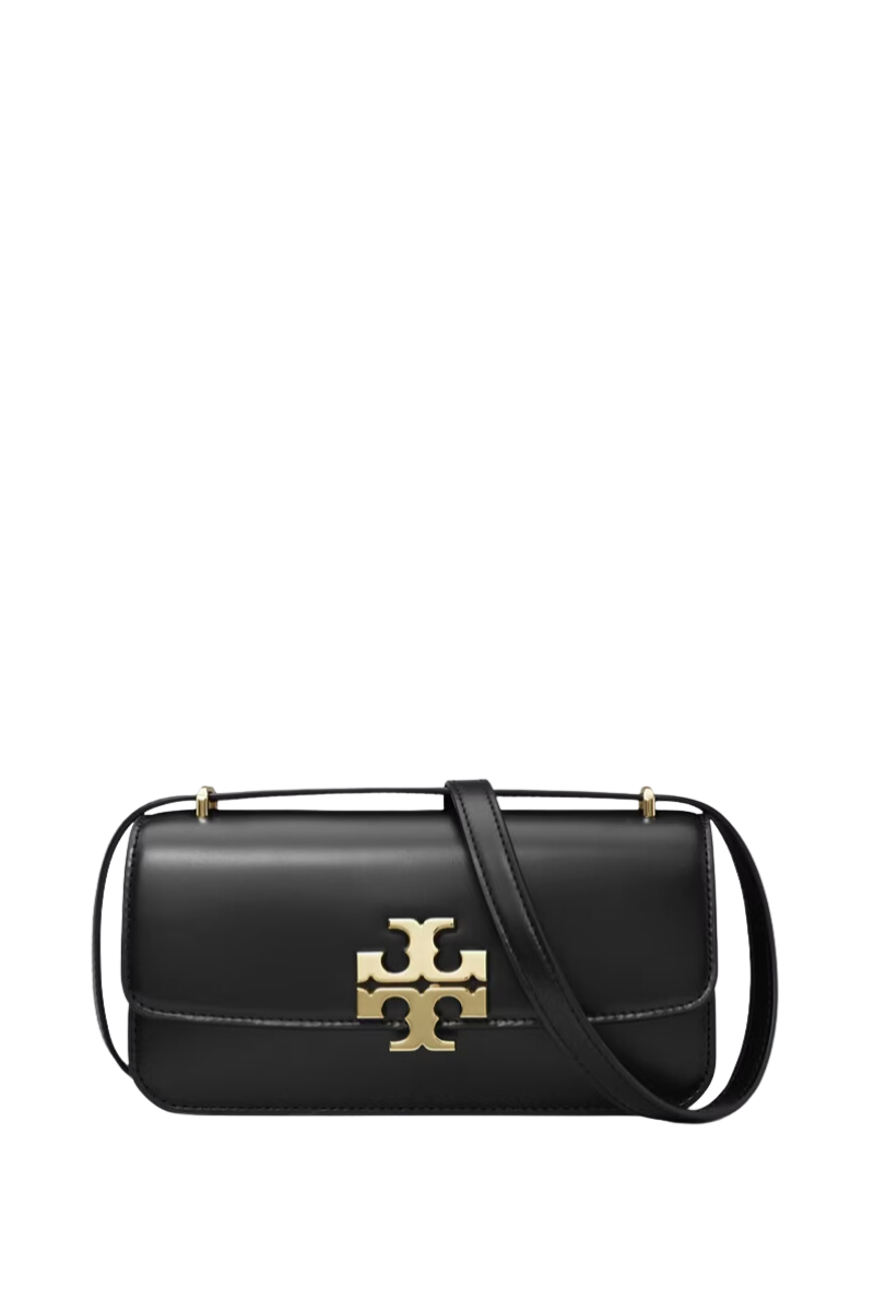 Eleanor E W Small Convertible Shoulder Bag Black
