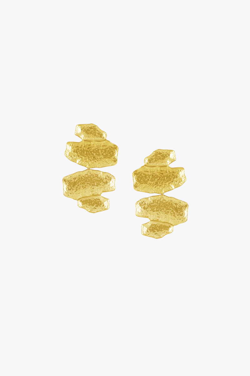 Maxine Hammered Statement Earring