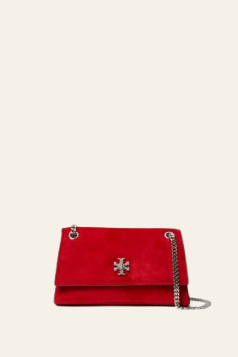 Kira Turnlock Suede Mini Bag