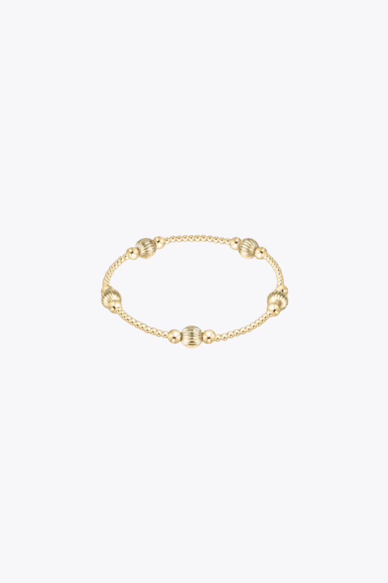 Purpose Dignity 6mm Bead Bracelet - Gold