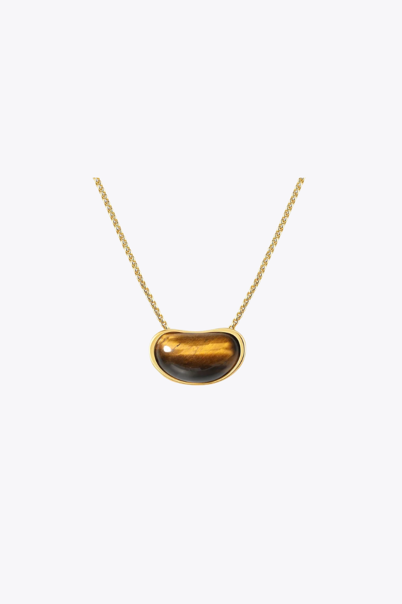 Angie Tiger Eye Pendant Necklace