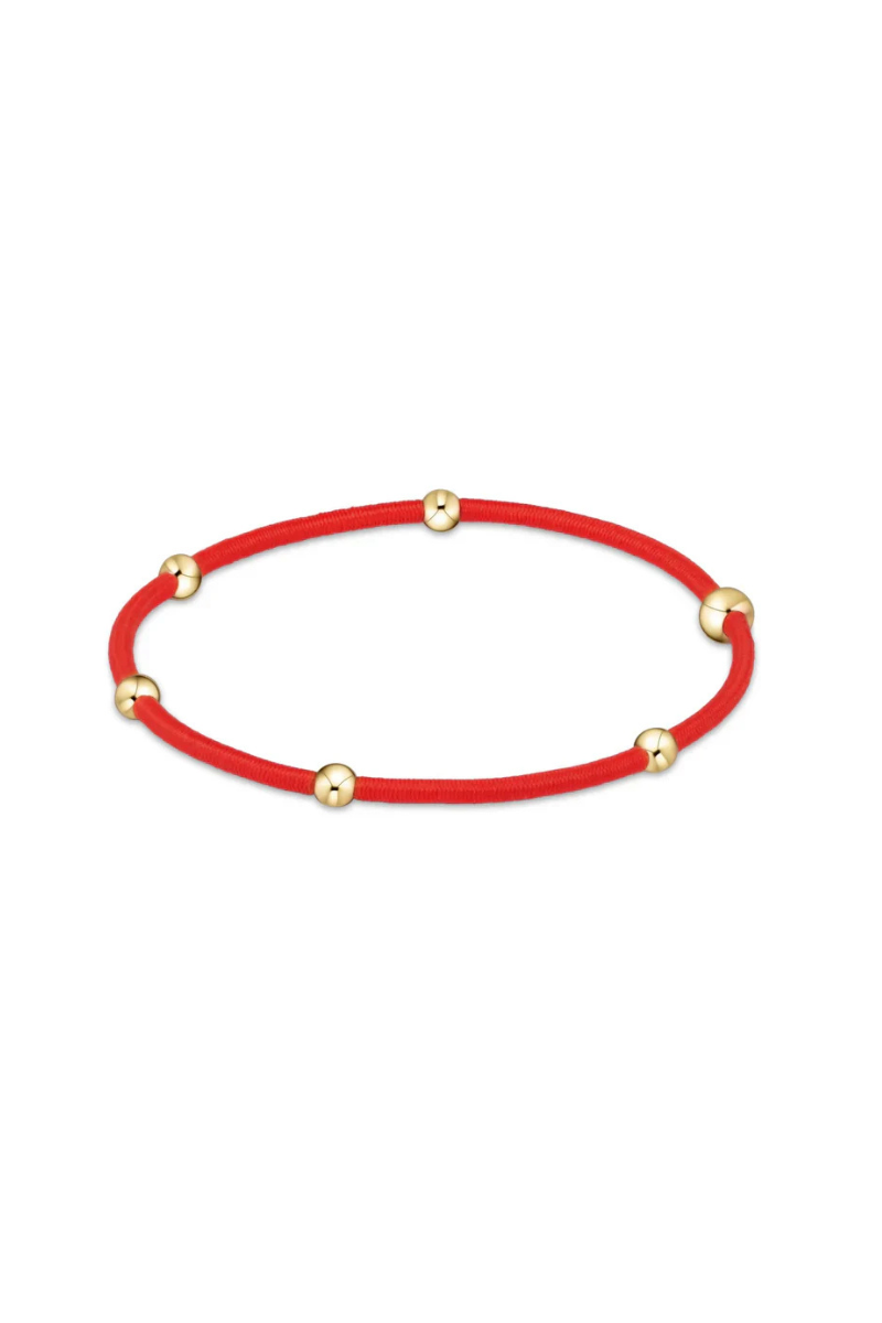 "E"ssentials Red Hair Tie