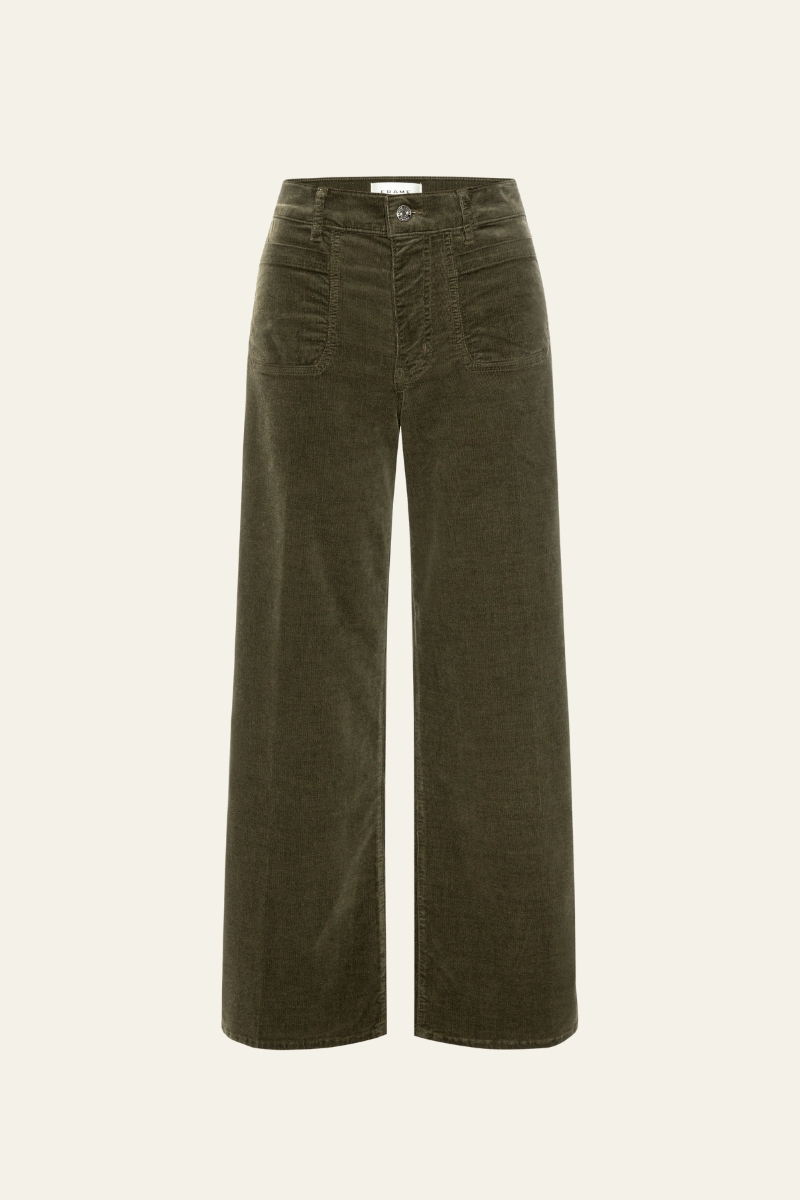 Le Slim Palazzo Modernist Pocket Corduroy