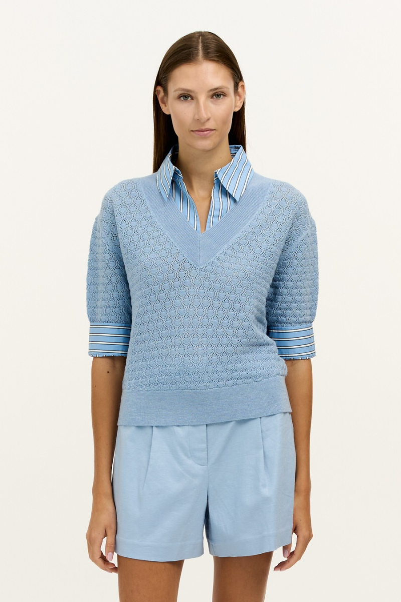 Esme Pointelle Knit Top