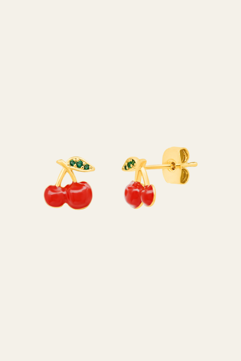 Red Cherry Earrings
