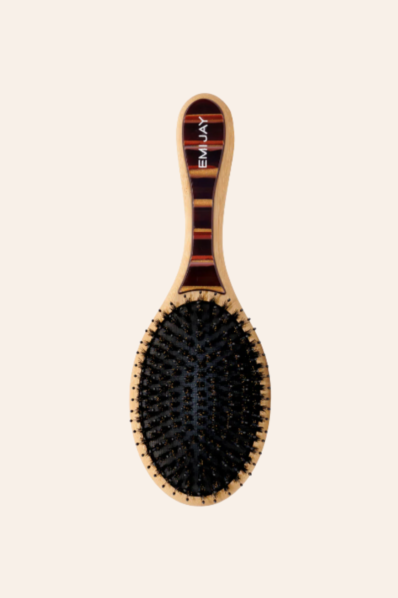 Flat Bamboo Hair Brush in Nightcap