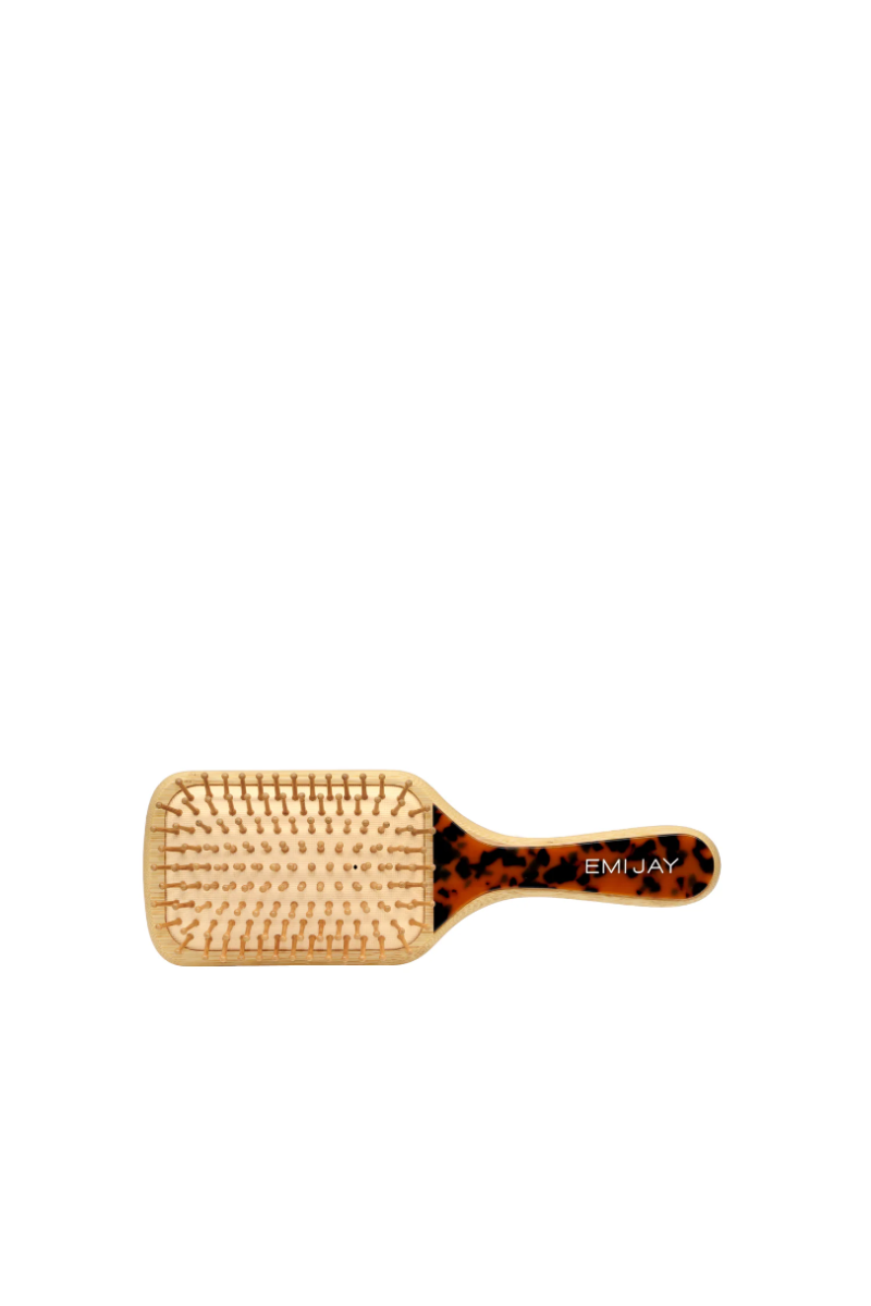 Bamboo Paddle Brush in Tortoise