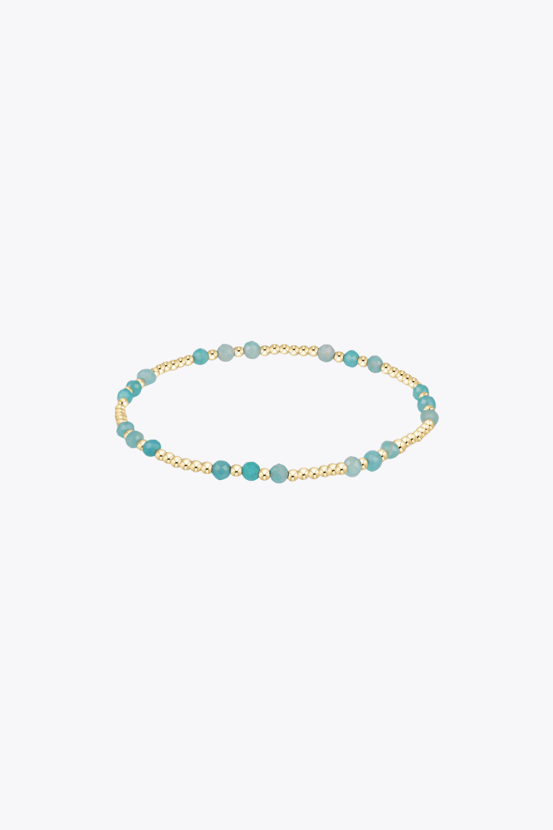 Joy Gem 3mm Bracelet - Amazonite