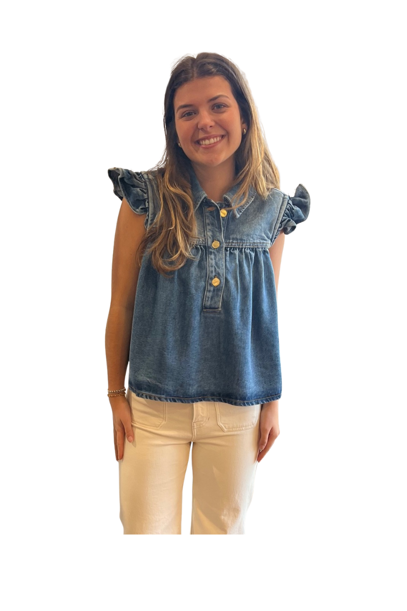 Light Weight Denim Top