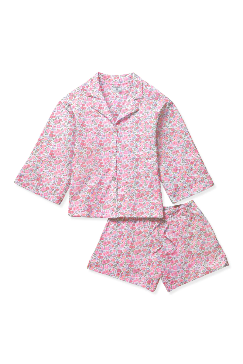 The Olivia Pima Short Set in Fleurs de Rose