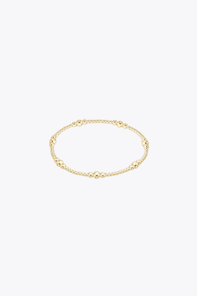 Purpose Gold 4mm Bead Bracelet