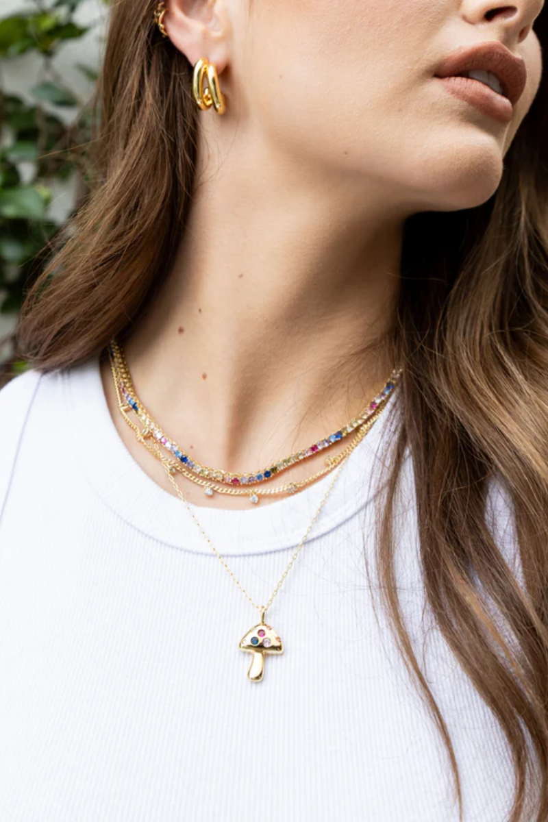 Meadow Shroom Necklace