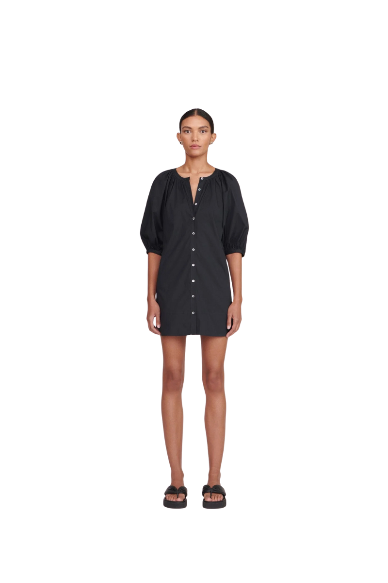 staud mini vincent dress black Mini Vincent Dress