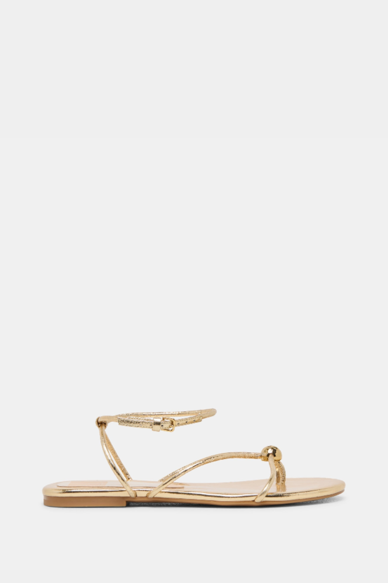 Kenley Sandals Gold Leather