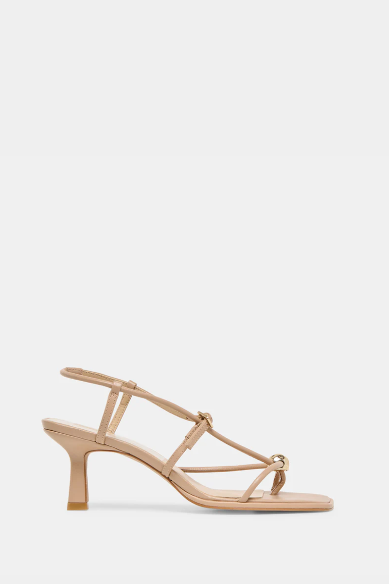 Mylee Heels Light Tan Leather